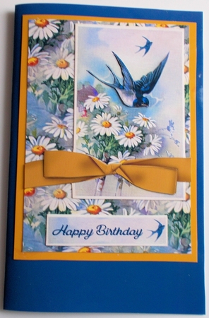 Daisies Card Front by Sharon Wilson