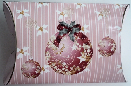 Christmas Holly Pillow Box 7 by Sharon Wilson