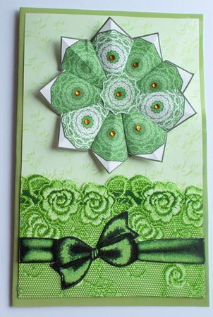 Wistaria flower tiles by Sharon Wilson
