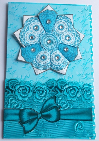 Wistaria flower tiles by Sharon Wilson