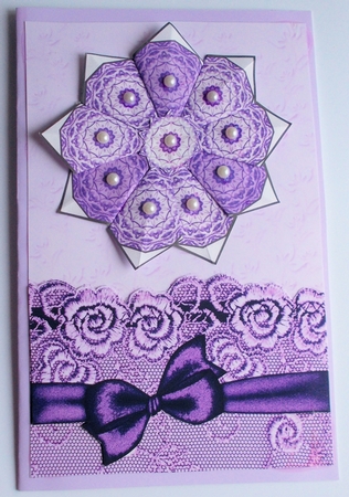 Wistaria flower tiles by Sharon Wilson