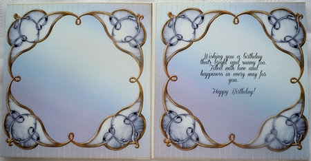 Insert for Vintage Roses & Butterflies  /Background paper by Sharon Wilson
