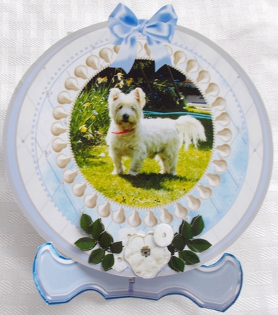 WESTIE CIRCLE 1 by Sharon Wilson