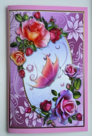 A Delicate Rose Insert by Sharon Wilson