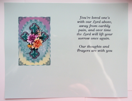 Floral Cross 2 by Sharon Wilson