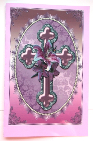 Floral Cross 2 by Sharon Wilson