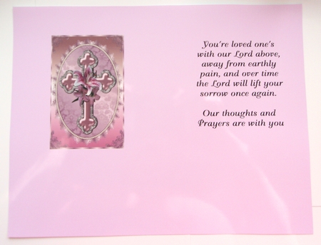 Floral Cross 2 by Sharon Wilson