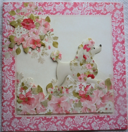 Pastel Floral Chunky Sqaure Frame set of 12 by Sharon Wilson