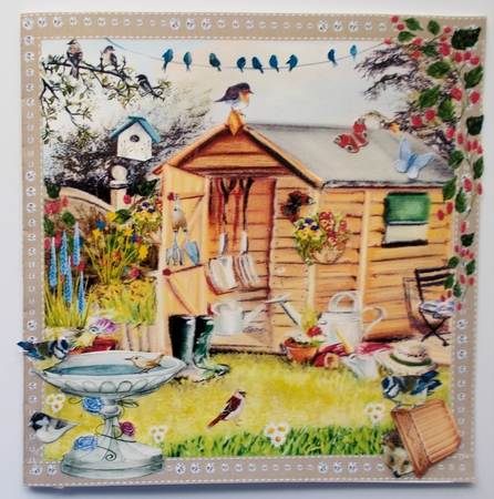 WILDLIFE GARDEN SHED by Sharon Wilson