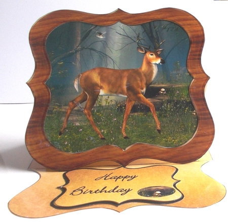 Deep Woods Walk Bracket Easel Card Mini Kit by Sharon Wilson