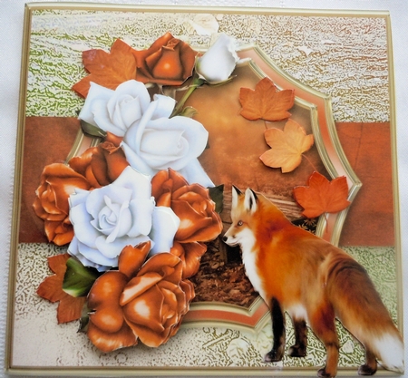 Stunning Fox embellishments by Sharon Wilson