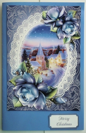 A5 Christmas Scene 6 by Sharon Wilson