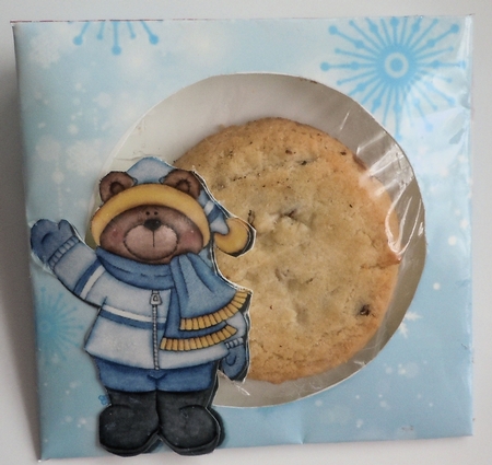 COOKIE POCKET - WINTER, BEARS, BOY by Sharon Wilson