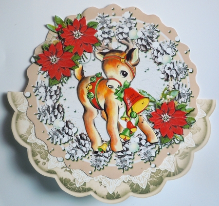 Vintage Reindeer Christmas Bumper Kit by Sharon Wilson