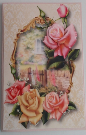 Rococo Roses Romantic Journaling Cards Inserts by Sharon Wilson