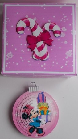 3D Minnie Bauble, Card & Gift Box Mini Kit 4 by Sharon Wilson