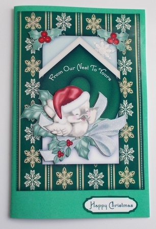 Christmas Tweets 2 - Card Front with Step-by-Step by Sharon Wilson