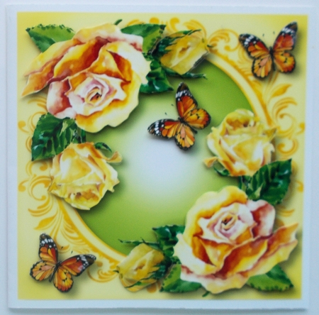 Yellow Roses - Watercolour Wonder 8x8 by Sharon Wilson