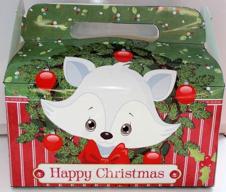 Bright Winter Animal Gable Box 1 by Sharon Wilson