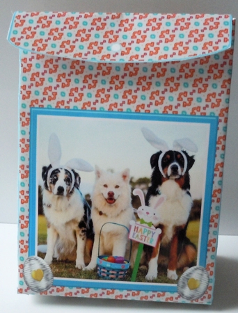 JJ PETS LOVE EASTER TOO DOGGIE PALS PINCH BAG AND TAG by Sharon Wilson