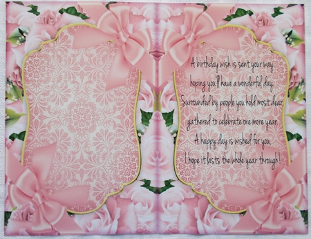 Roses Beauty 3 Card toppers by Sharon Wilson