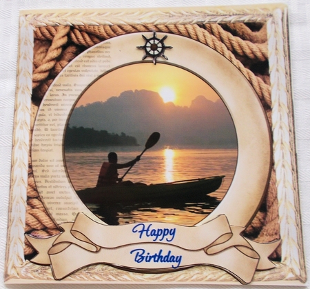 NAUTICAL 1 BIRTHDAY / FATHERS DAY by Sharon Wilson