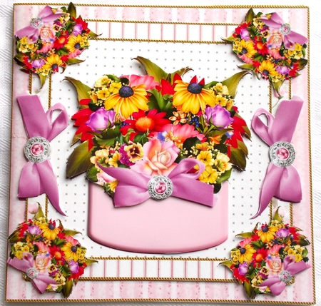 Mini Kit: Mixed Flowers  by Sharon Wilson