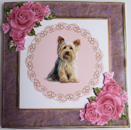 Circle Scallop scroll mat by Sharon Wilson