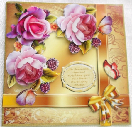 Pastel Roses Mini Kit 7x7 by Sharon Wilson