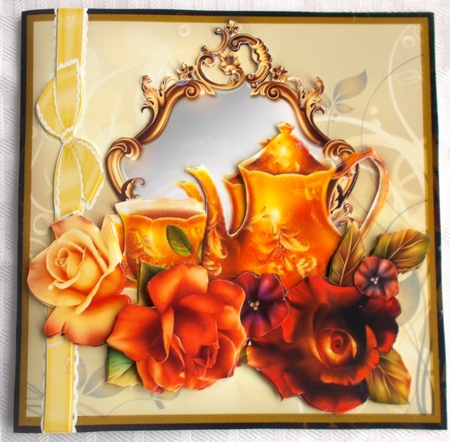 Reflections Of Copper And Gold Mini Kit 8x8 by Sharon Wilson