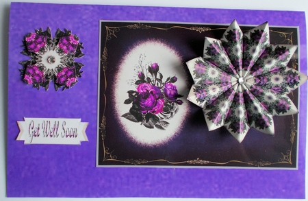 JJ VINTAGE FLOWER 2 5X7 MOTHERS DAY BIRTHDAY AND MORE TEA BAG MINI KIT by Sharon Wilson
