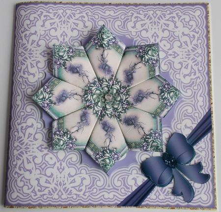 7x7 Blank Single Side Inserts With Bow Kit by Sharon Wilson