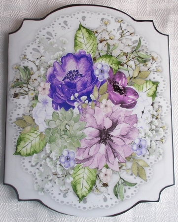 Print, Cut and Fold ,Lilac Rapsody by Sharon Wilson