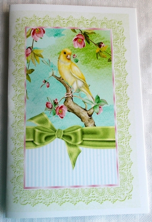Bird Song Card Topper/Quick Card by Sharon Wilson