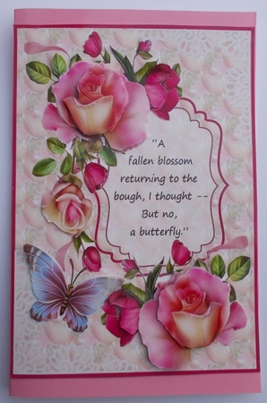 Butterfly on the bough by Sharon Wilson