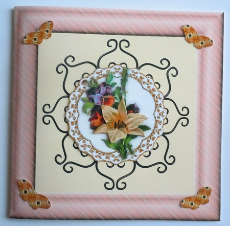 Floral Topper Sheets with Embellishments - Bouquet by Sharon Wilson