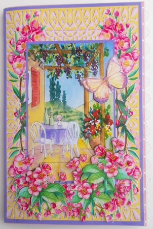 Drinks On The Terrace by Sharon Wilson