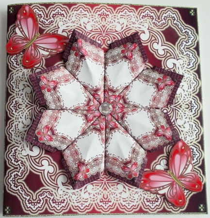 7x7 Metallic Blank Toppers With 2 Butterflies Kit by Sharon Wilson