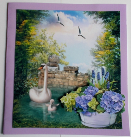 Rest and Relax Topper with Decoupage by Sharon Wilson