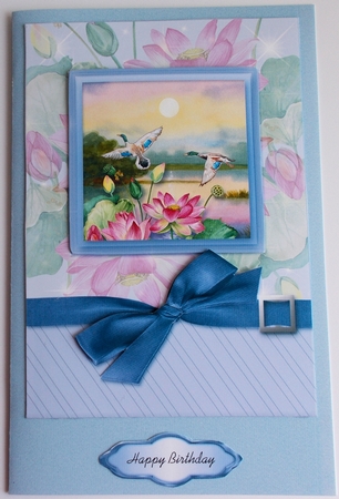 Lotus Marsh 6x8 Card Front-3 by Sharon Wilson