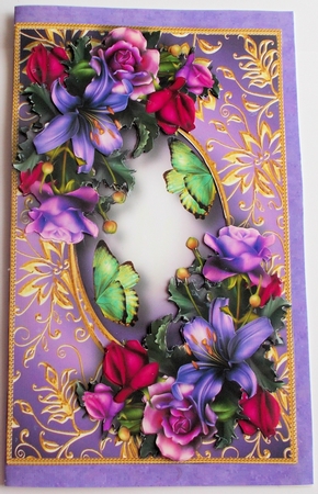 Gilded Frame & Goth Bouquet by Sharon Wilson