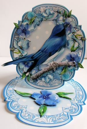 Feathered Friends Shaped Easel  Kit-2 by Sharon Wilson