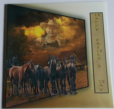 John Wayne by Sharon Wilson