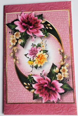 Centre Circle Dahlias by Sharon Wilson