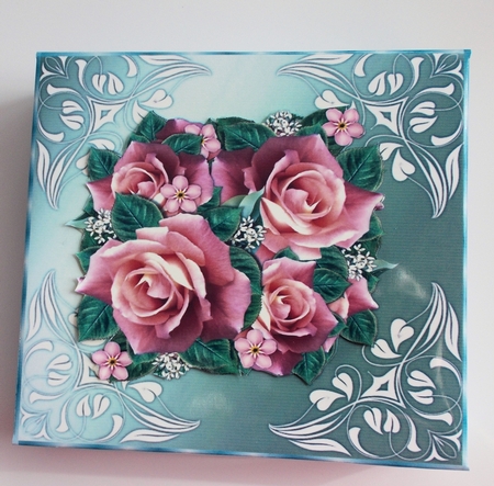 Roses & Butterfly Mini Kit by Sharon Wilson