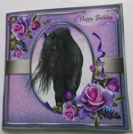 Portrait of a Black Unicorn by Sharon Wilson