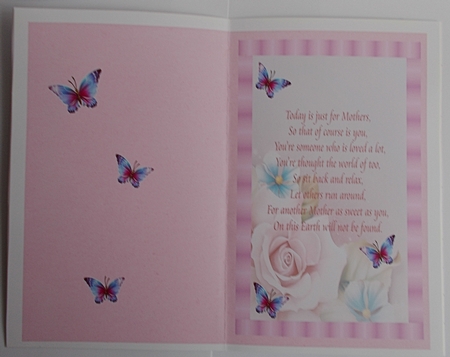 Especially For Mom Card Fronts and Inserts with Verses by Sharon Wilson