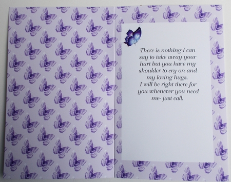pretty purple butterflies (small purple background) backing paper by Sharon Wilson