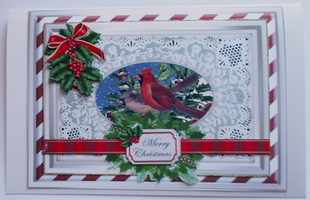 Christmas Holiday Vintage CardFront Kit-5 by Sharon Wilson