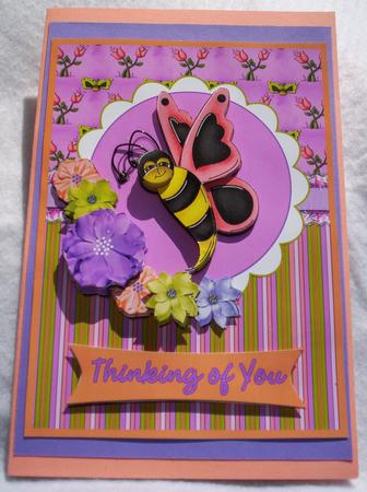 Butterbee Card by Sharon Wilson
